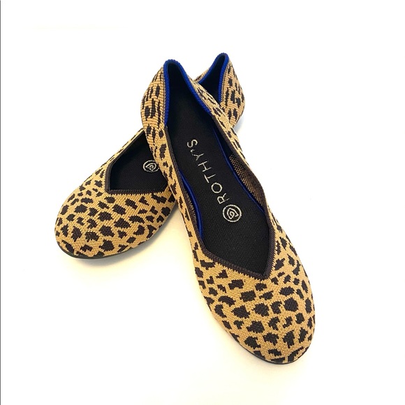 Rothy's Shoes - Rothy’s | The Flat in Round Toe Cheetah Print